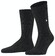 Burlington Dover Subtle Texture Sokken Zwart