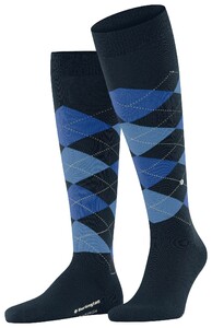 Burlington Edinburgh Socks Marine Blue