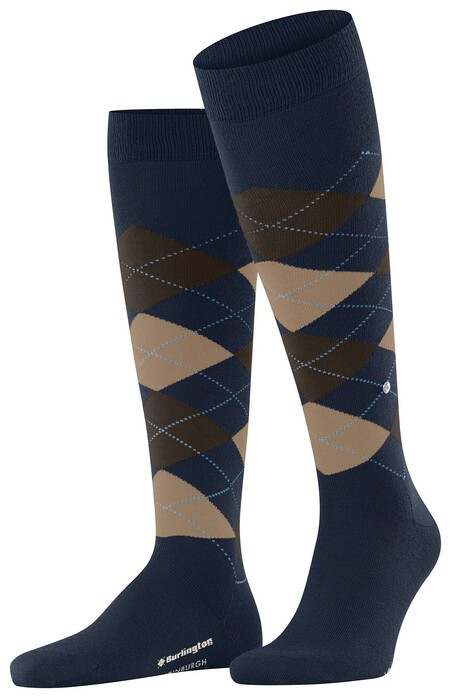 Burlington Edinburgh Sokken Marine Melange