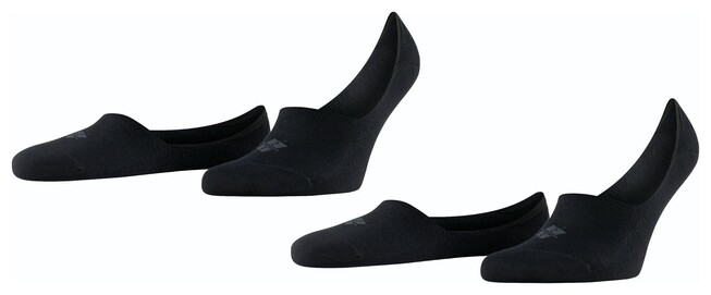 Burlington Everyday Invisible 2Pack Socks Black