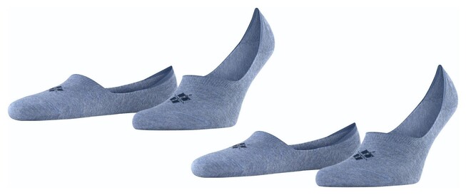 Burlington Everyday Invisible 2Pack Socks Denim Blue