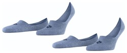 Burlington Everyday Invisible 2Pack Sokken Denim Blue