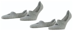 Burlington Everyday Invisible 2Pack Sokken Licht Grijs