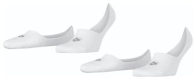 Burlington Everyday Invisible 2Pack Sokken Wit
