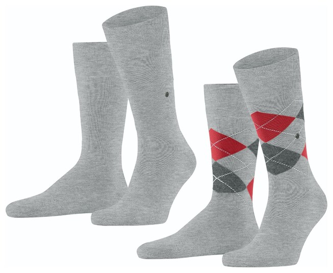 Burlington Everyday Mix 2Pack Socks Light Heather