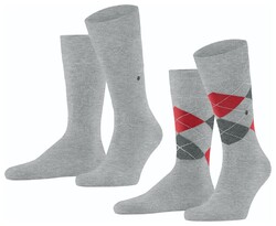 Burlington Everyday Mix 2Pack Sokken Light Heather