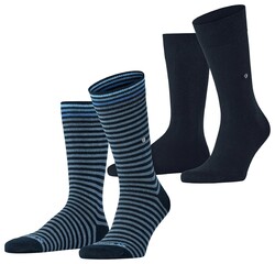 Burlington Everyday Stripe Solid 2Pack Socks Marine