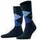 Burlington King Argyle Sokken Dark Marine
