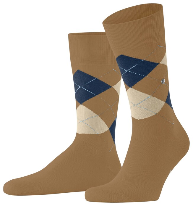 Burlington King Argyle Sokken Nougat