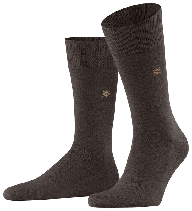 Burlington Leeds Sokken Brown Melange