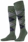 Burlington Manchester Argyle Check Sokken Mountain Green