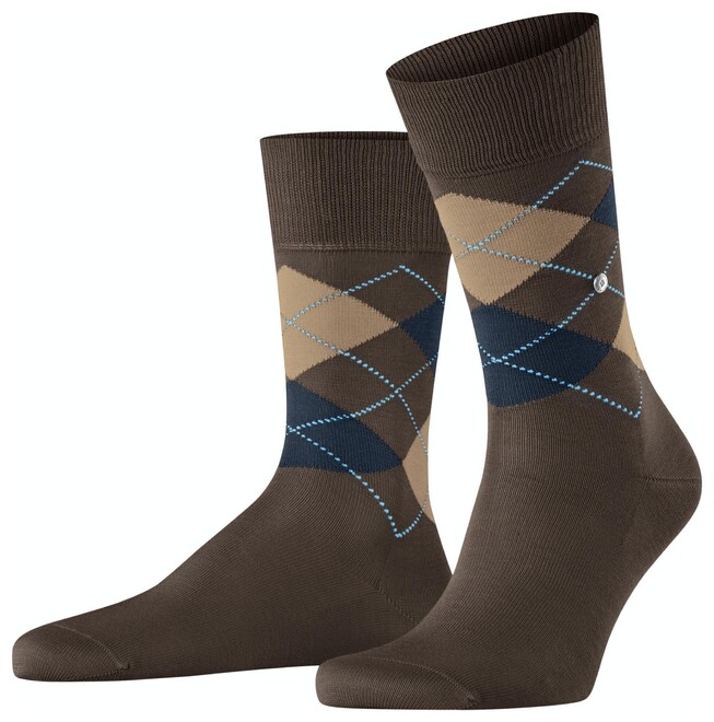 Burlington Manchester Sokken Chocolate