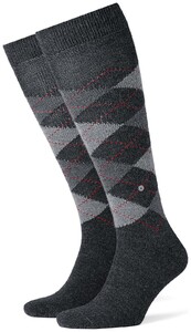 Burlington Preston Knee-Highs Deep Anthracite Melange