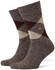 Burlington Preston Socks Brown Melange Dark