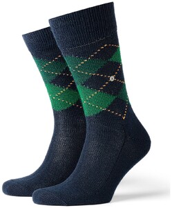 Burlington Preston Socks Deep Navy Melange