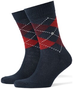 Burlington Preston Socks Steel Blue