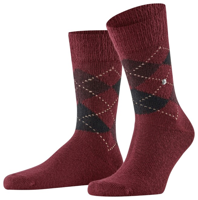 Burlington Preston Sokken Berry-Chestnut