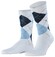 Burlington Rib Court Argyle Check Sokken Wit