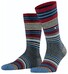 Burlington Striped Socks Sokken Marine