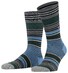Burlington Striped Socks Sokken Zwart