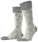 Burlington Subtle Paisley Pattern Sokken Licht Grijs