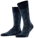 Burlington Subtle Paisley Pattern Sokken Marine