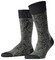 Burlington Subtle Paisley Pattern Sokken Zwart