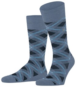 Burlington Tartan Check Sokken Light Jeans