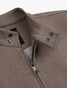 Cavallaro Napoli Baraka Full Zip Sweat Vest Donker Taupe