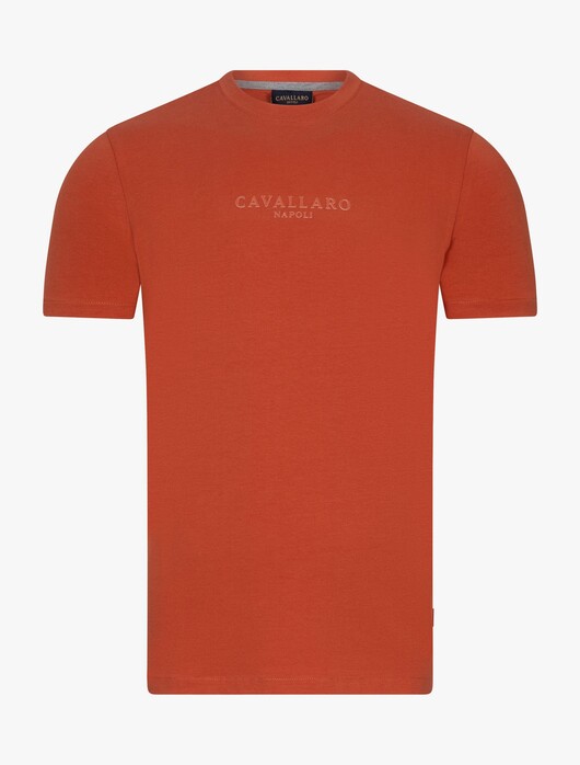 Cavallaro Napoli Bari Tee T-Shirt Burnt Orange
