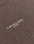 Cavallaro Napoli Baroni Cotton Stretch Mélange 3D Logo T-Shirt Dark Taupe Melange