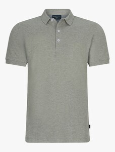 Cavallaro Napoli Bavone Organic Cotton Blend Polo Lichtgroen Melange