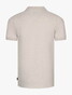 Cavallaro Napoli Bavone Organic Cotton Subtle Stretch Mélange Poloshirt Dark Kitt Melange