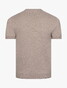 Cavallaro Napoli Cercolo Round Neck Organic Cotton Blend Mélange T-Shirt Taupe Melange