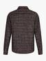 Cavallaro Napoli Fasanio Luxury Check Overshirt Camel-Donker Blauw