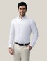 Cavallaro Napoli Ferrio Cotton Doppio Ritorto Overhemd Wit