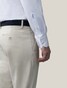 Cavallaro Napoli Ferrio Cotton Doppio Ritorto Overhemd Wit