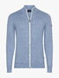 Cavallaro Napoli Fontanio Full Zip Cardigan Vest Licht Blauw Melange