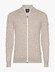 Cavallaro Napoli Fontanio Full Zip Cardigan Vest Light Taupe Melange
