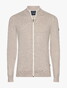 Cavallaro Napoli Fontanio Full Zip Cardigan Vest Light Taupe Melange