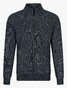 Cavallaro Napoli Full Zip Cardigan Vest Donker Blauw