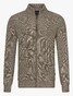 Cavallaro Napoli Full Zip Cardigan Vest Midden Groen