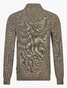 Cavallaro Napoli Full Zip Cardigan Vest Midden Groen