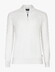 Cavallaro Napoli Levanzio Half Zip Fine Texture Cotton Cashmere Pullover Off White
