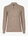 Cavallaro Napoli Levanzio Half Zip Fine Texture Cotton Cashmere Pullover Taupe