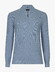 Cavallaro Napoli Levanzio Half Zip Fine Texture Cotton Cashmere Trui Licht Blauw