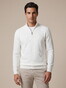 Cavallaro Napoli Levanzio Half Zip Fine Texture Cotton Cashmere Trui Off White