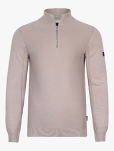 Cavallaro Napoli Linate Half Zip Pullover Light Kitt