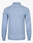 Cavallaro Napoli Linate Half Zip Pullover Trui Licht Blauw