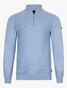 Cavallaro Napoli Linate Half Zip Pullover Trui Licht Blauw